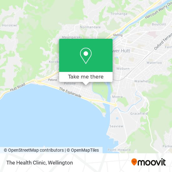 The Health Clinic map
