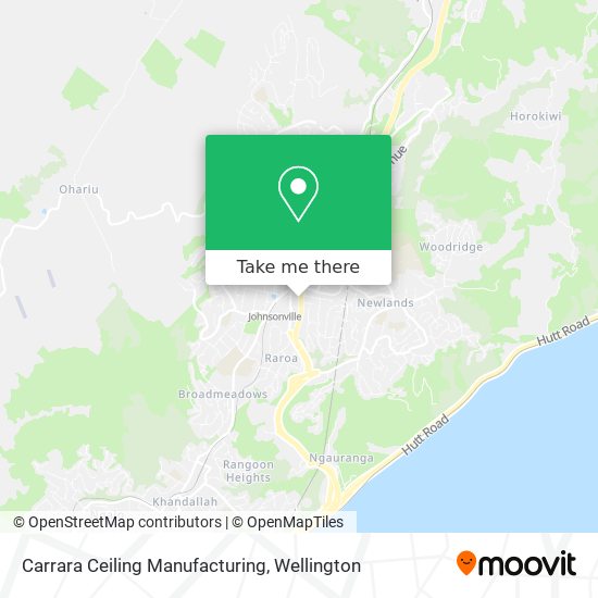 Carrara Ceiling Manufacturing map
