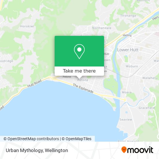 Urban Mythology map