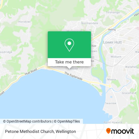 Petone Methodist Church map