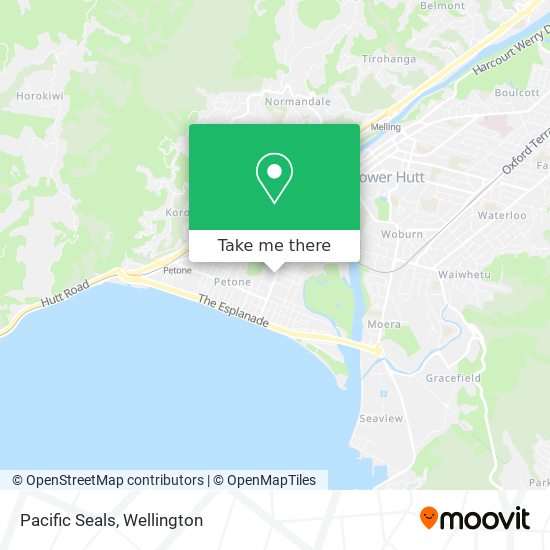 Pacific Seals map