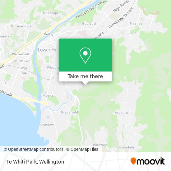 Te Whiti Park map