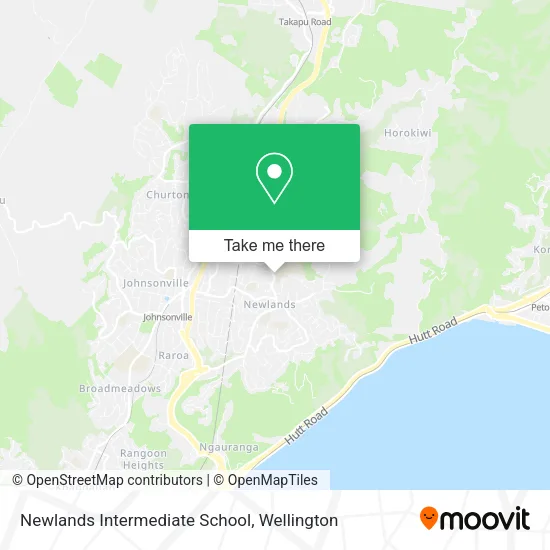 Newlands Intermediate School map