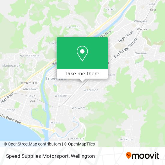 Speed Supplies Motorsport map