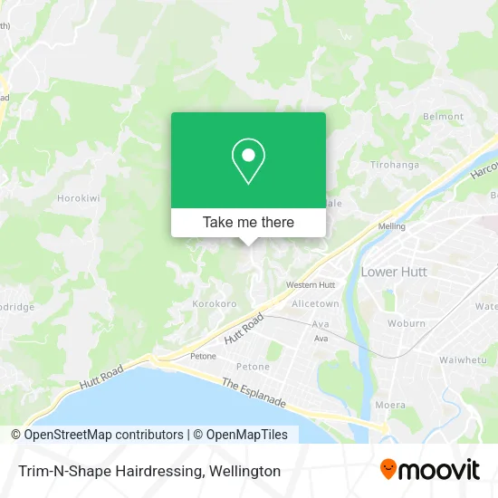 Trim-N-Shape Hairdressing map