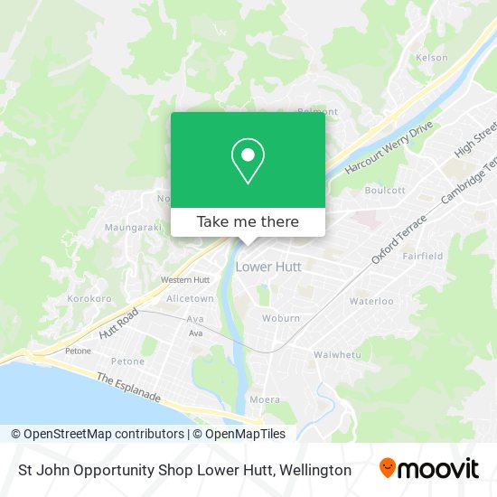 St John Opportunity Shop Lower Hutt地图