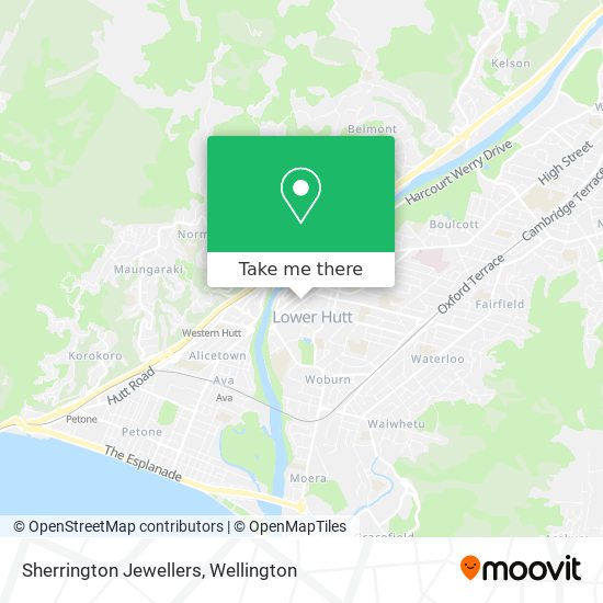 Sherrington Jewellers map