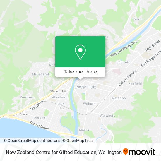 New Zealand Centre for Gifted Education map