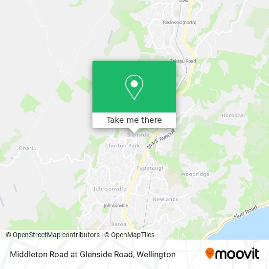 Middleton Road at Glenside Road map