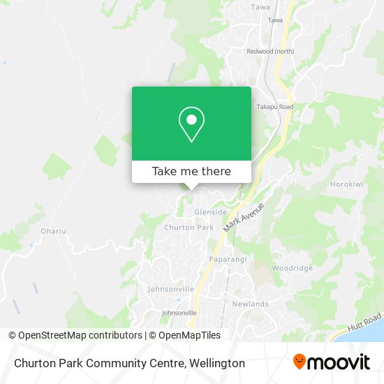 Churton Park Community Centre map