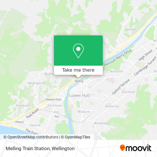 Melling Train Station地图