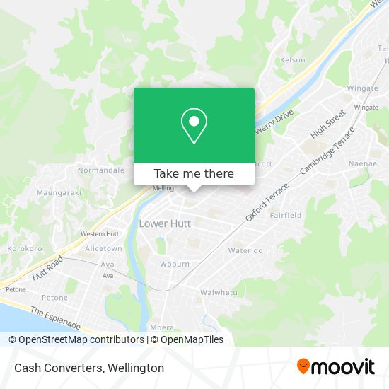 Cash Converters map