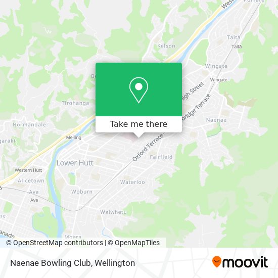 Naenae Bowling Club map