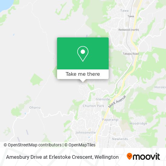 Amesbury Drive at Erlestoke Crescent map