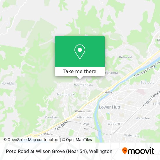 Poto Road at Wilson Grove (Near 54) map