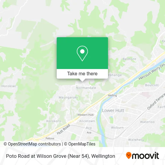Poto Road at Wilson Grove (Near 54) map