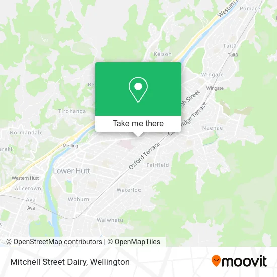 Mitchell Street Dairy map