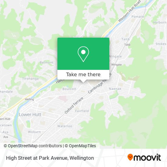High Street at Park Avenue map