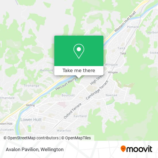 Avalon Pavilion map