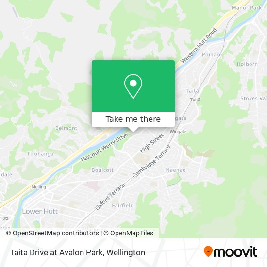 Taita Drive at Avalon Park map