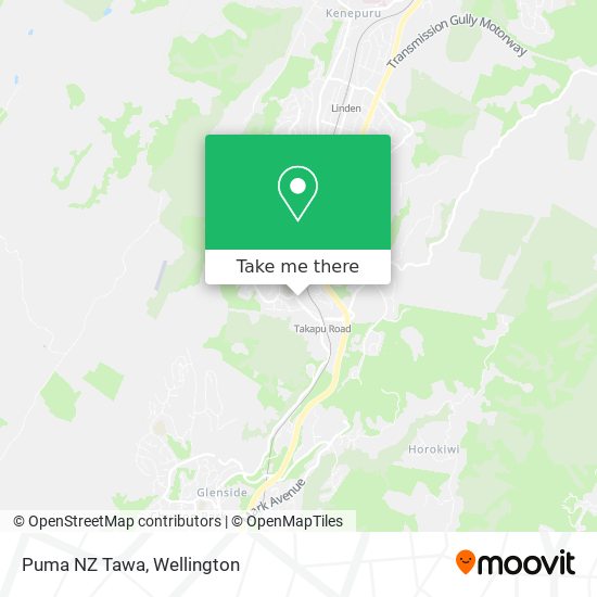 Puma NZ Tawa map