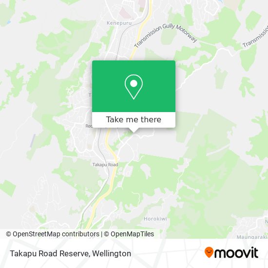 Takapu Road Reserve map