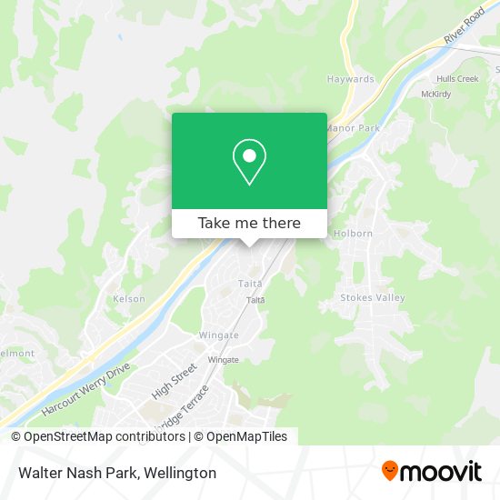 Walter Nash Park map