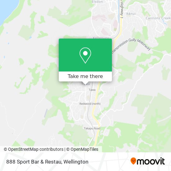 888 Sport Bar & Restau map