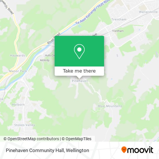 Pinehaven Community Hall map