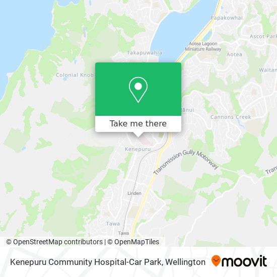 Kenepuru Community Hospital-Car Park map