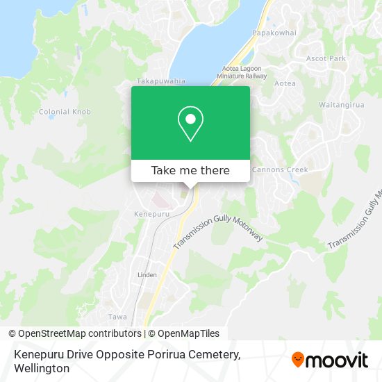 Kenepuru Drive Opposite Porirua Cemetery map