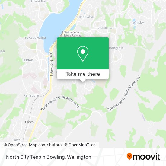 North City Tenpin Bowling map