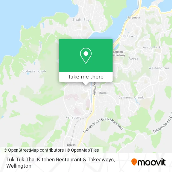 Tuk Tuk Thai Kitchen Restaurant & Takeaways map
