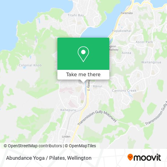 Abundance Yoga / Pilates map