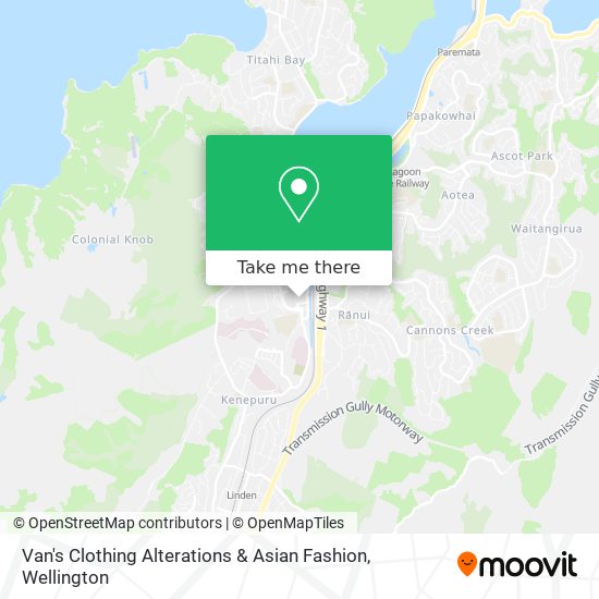 Van's Clothing Alterations & Asian Fashion map