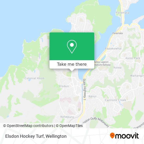 Elsdon Hockey Turf map