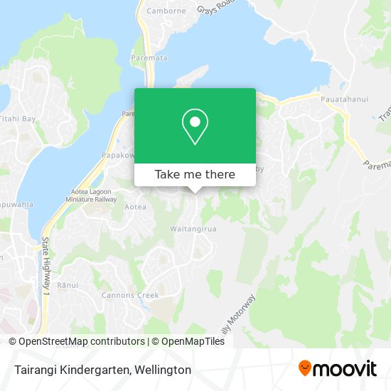 Tairangi Kindergarten map