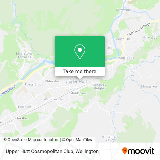 Upper Hutt Cosmopolitan Club地图