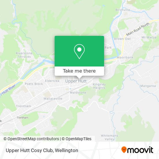 Upper Hutt Cosy Club地图