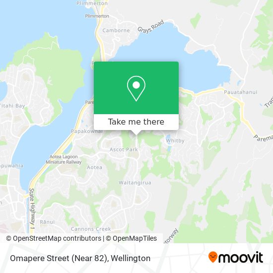 Omapere Street (Near 82) map