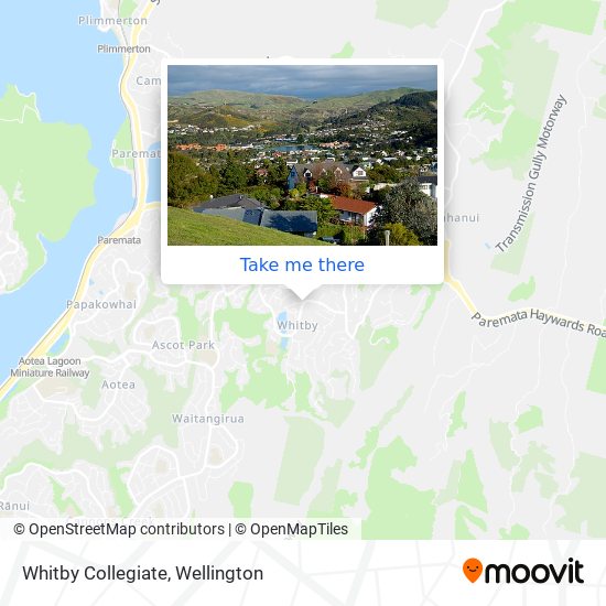 Whitby Collegiate map