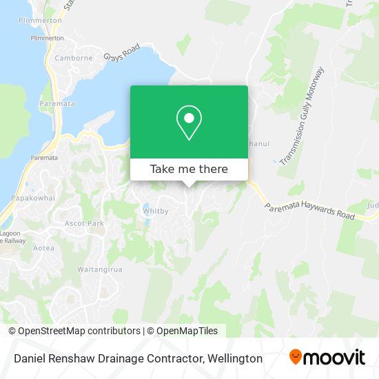 Daniel Renshaw Drainage Contractor map