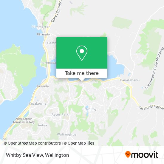 Whitby Sea View map