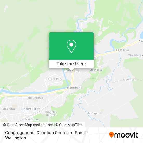 Congregational Christian Church of Samoa map