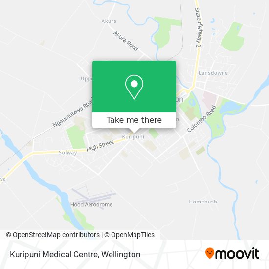 Kuripuni Medical Centre map