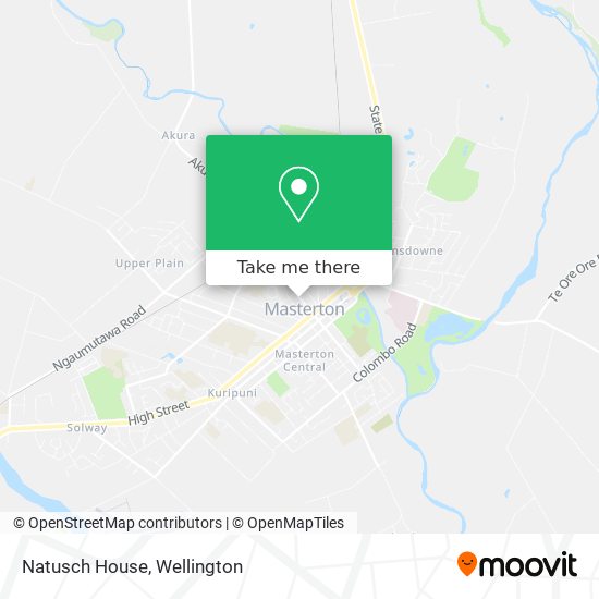 Natusch House map