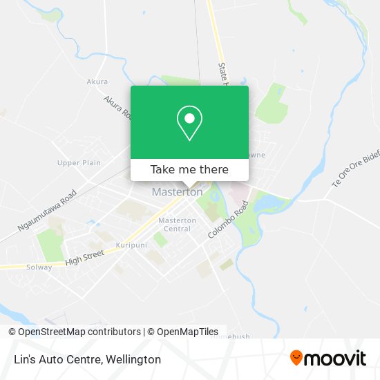 Lin's Auto Centre map