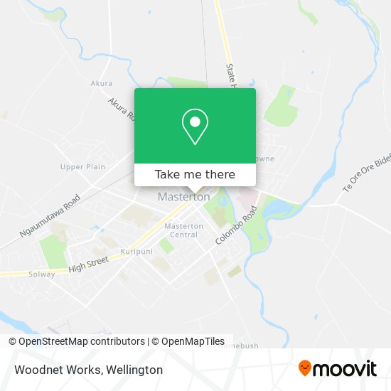 Woodnet Works map