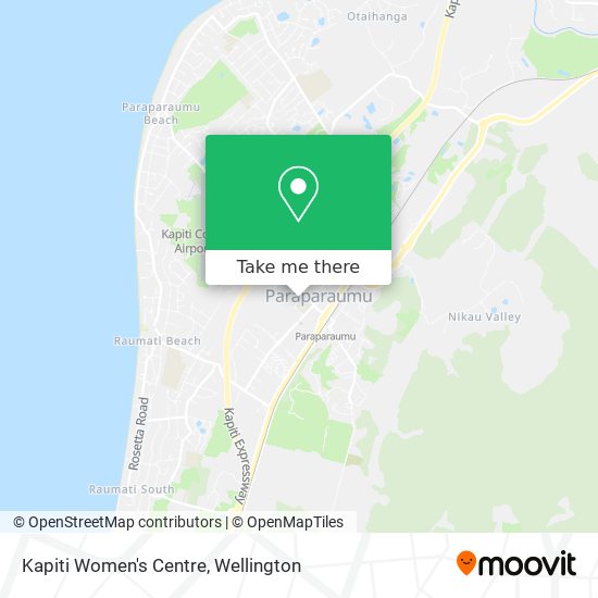 Kapiti Women's Centre map