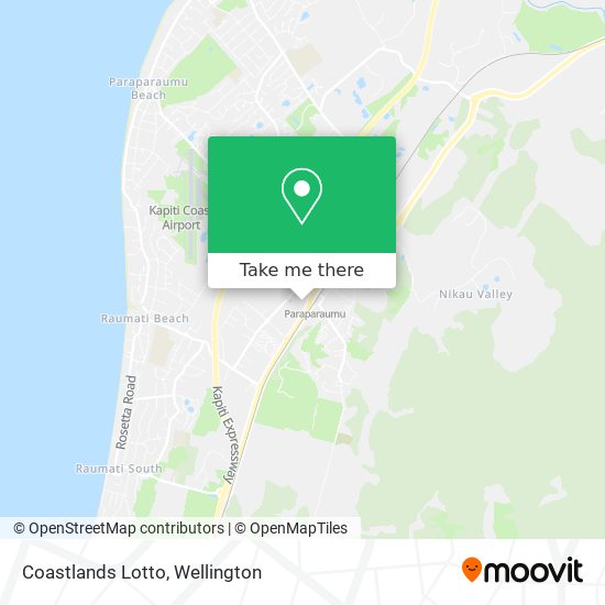 Coastlands Lotto map